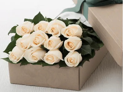 buy long stem white roses box to manila