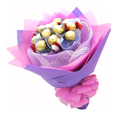 12pcs Ferrero Rocher in Bouquet to Philippines